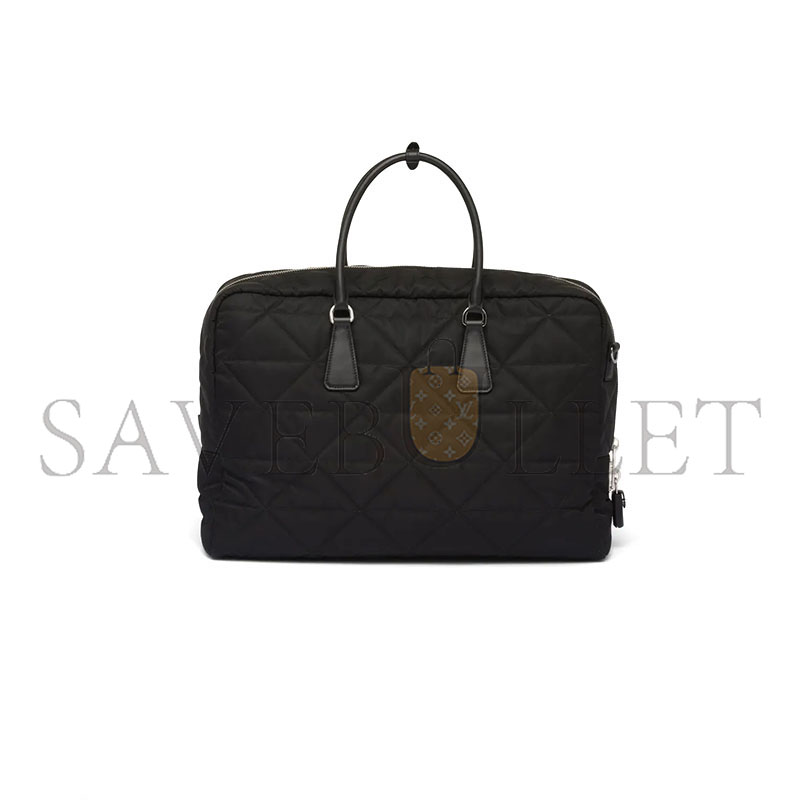 PRADA QUILTED RE-NYLON TRAVEL BAG 2VA009 (45*30.5*15cm)